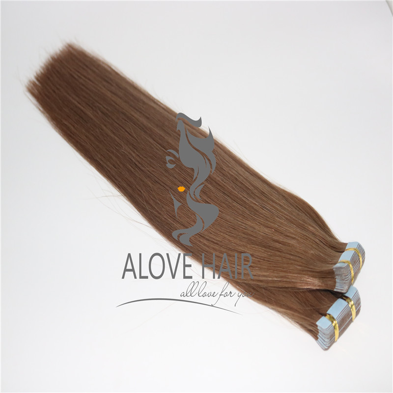 22 inch tape in human hair exetensions for thin hair 